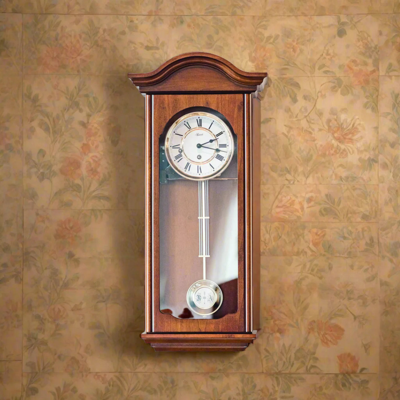 Hermle Mechanical Regulator Wall Clock Complete DIY Kit, Unfinished Maple
