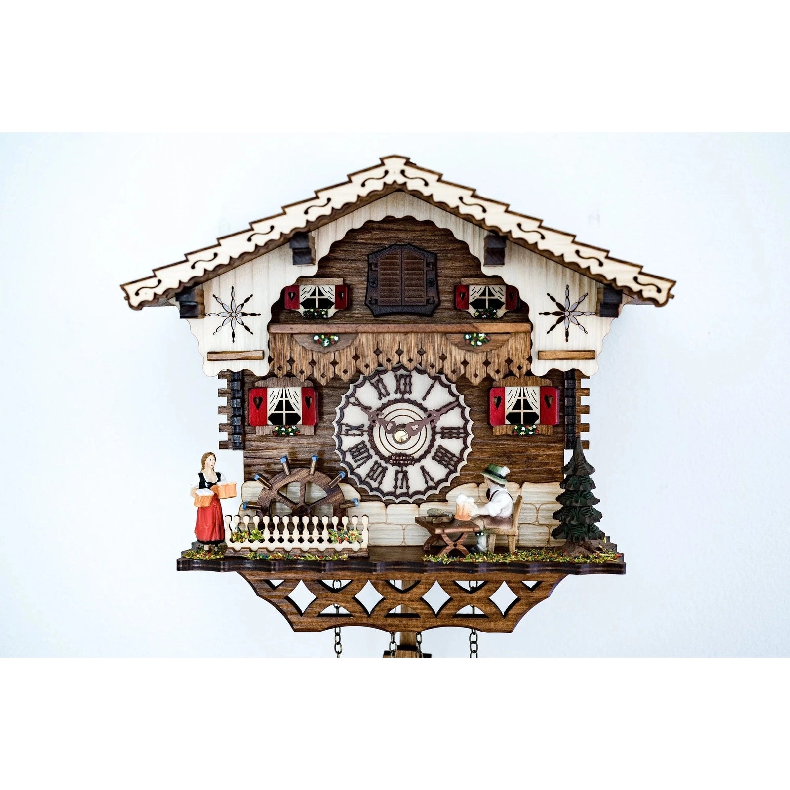Hermle GUNTER Black Forest Carved Cuckoo Clock Model 87000
