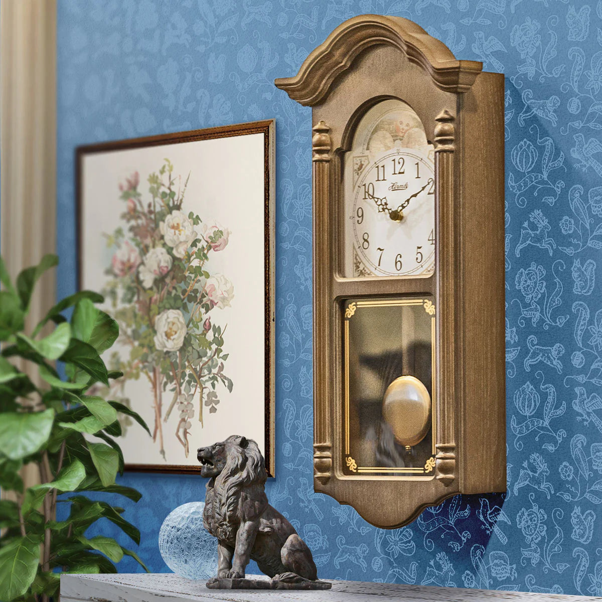 Hermle ROSELAND Regulator Wall Clock 7073604Q