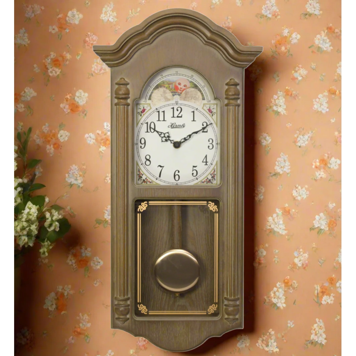 Hermle ROSELAND Regulator Wall Clock 7073604Q