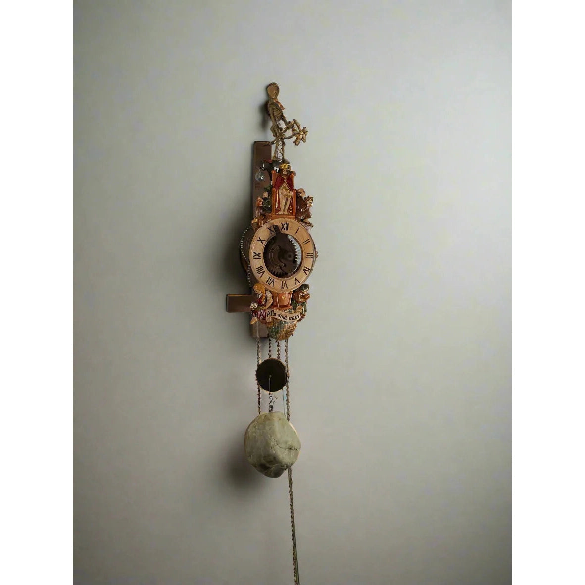 Romba Waaguhr Black Forest One Handed Clock "All Are Mine" Model 7641