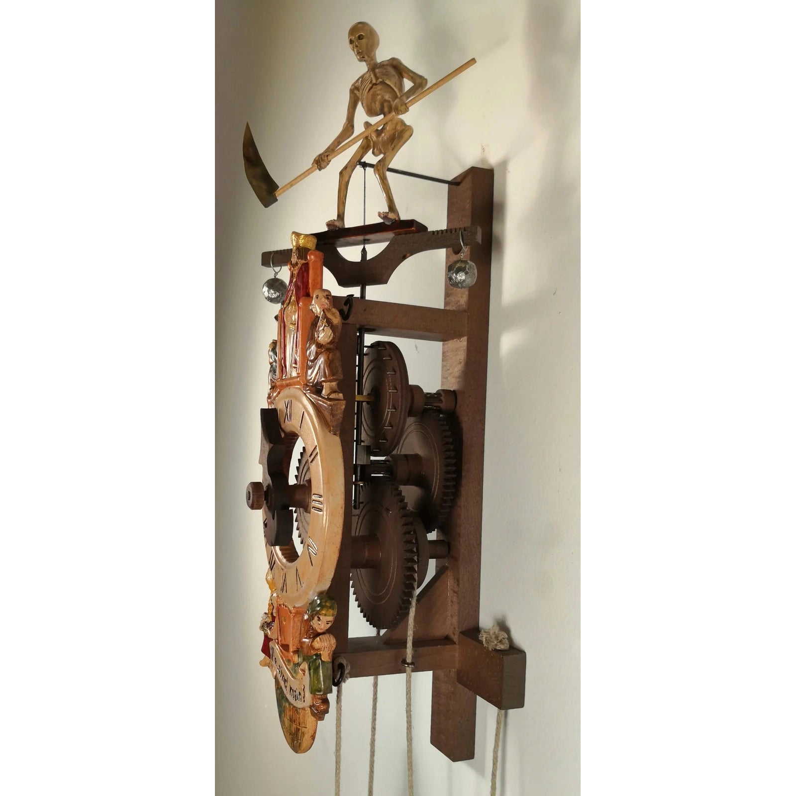 Romba Waaguhr Black Forest One Handed Clock "All Are Mine" Model 7641