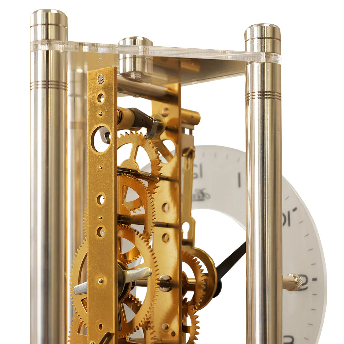 Lakin Skeleton Clock - Mechanical Mantel Clock Complete DIY Kit. Model 2510-00