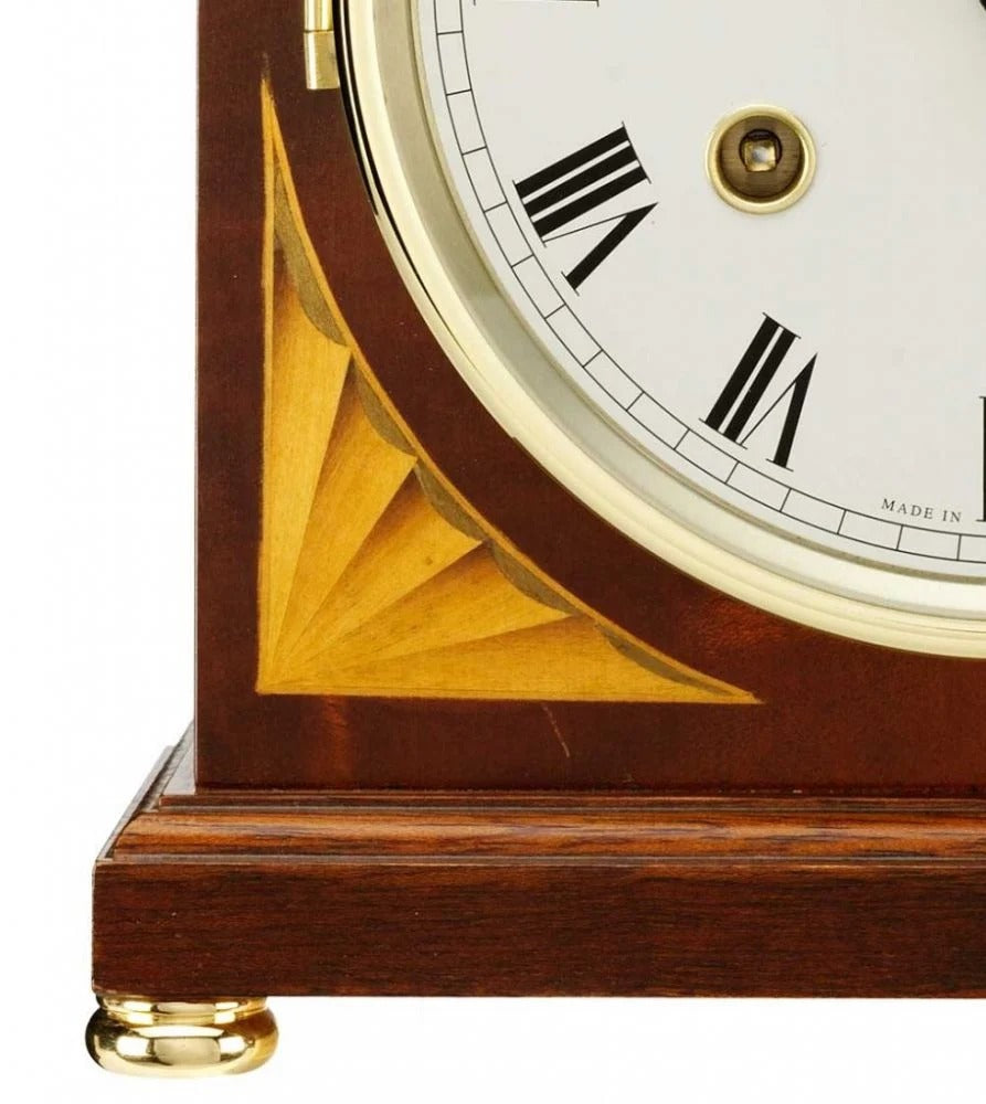 Comitti The Regency Break Arch - Bell Strike Table Clock, Mahogany, C4004S