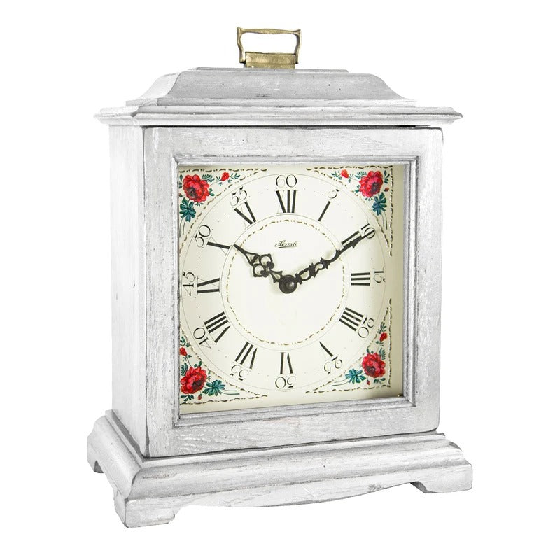 Hermle AUSTEN Bracket-Style Quartz Mantel Clock 22518BQ, Black