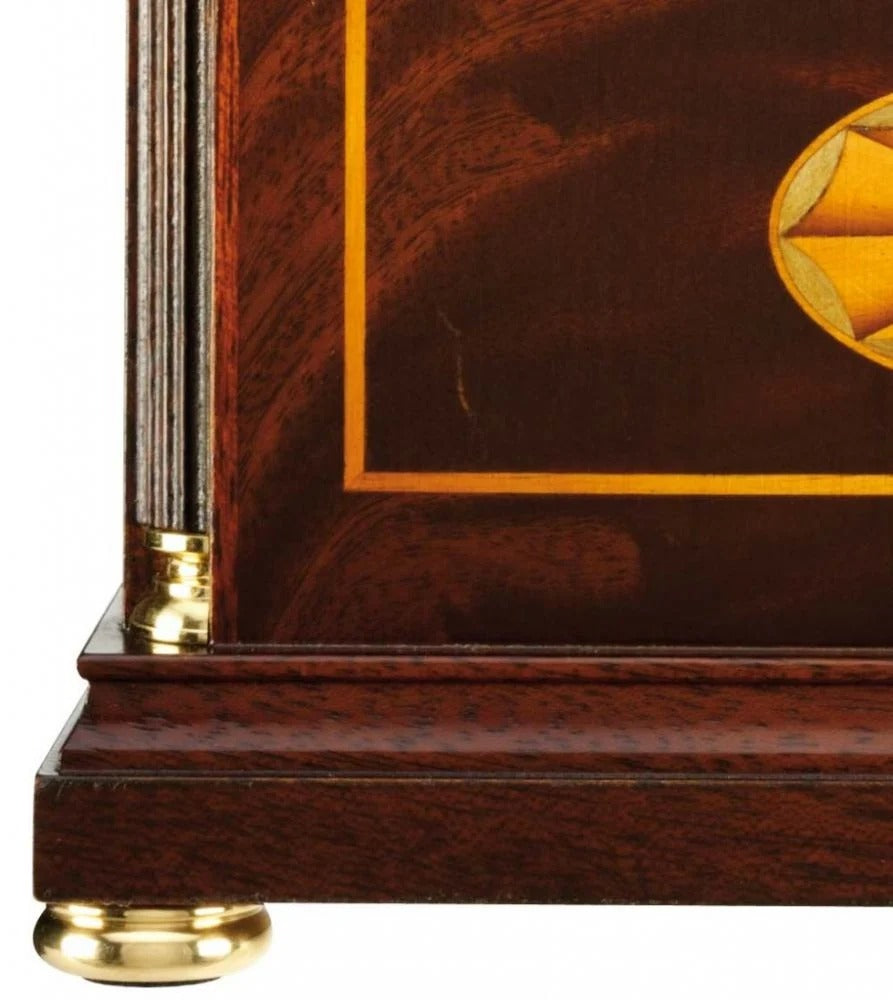 Comitti The Regency Lancet - Westminster Chime Table Clock, Mahogany, C4105CH