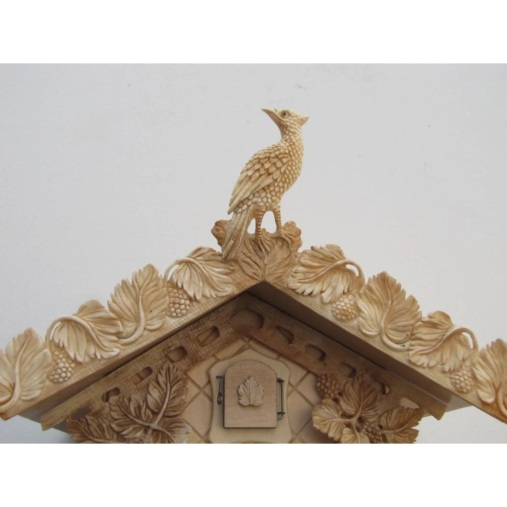 Sternreiter Black Forest Mechanical Cuckoo Clock #8226N, Carved Bone