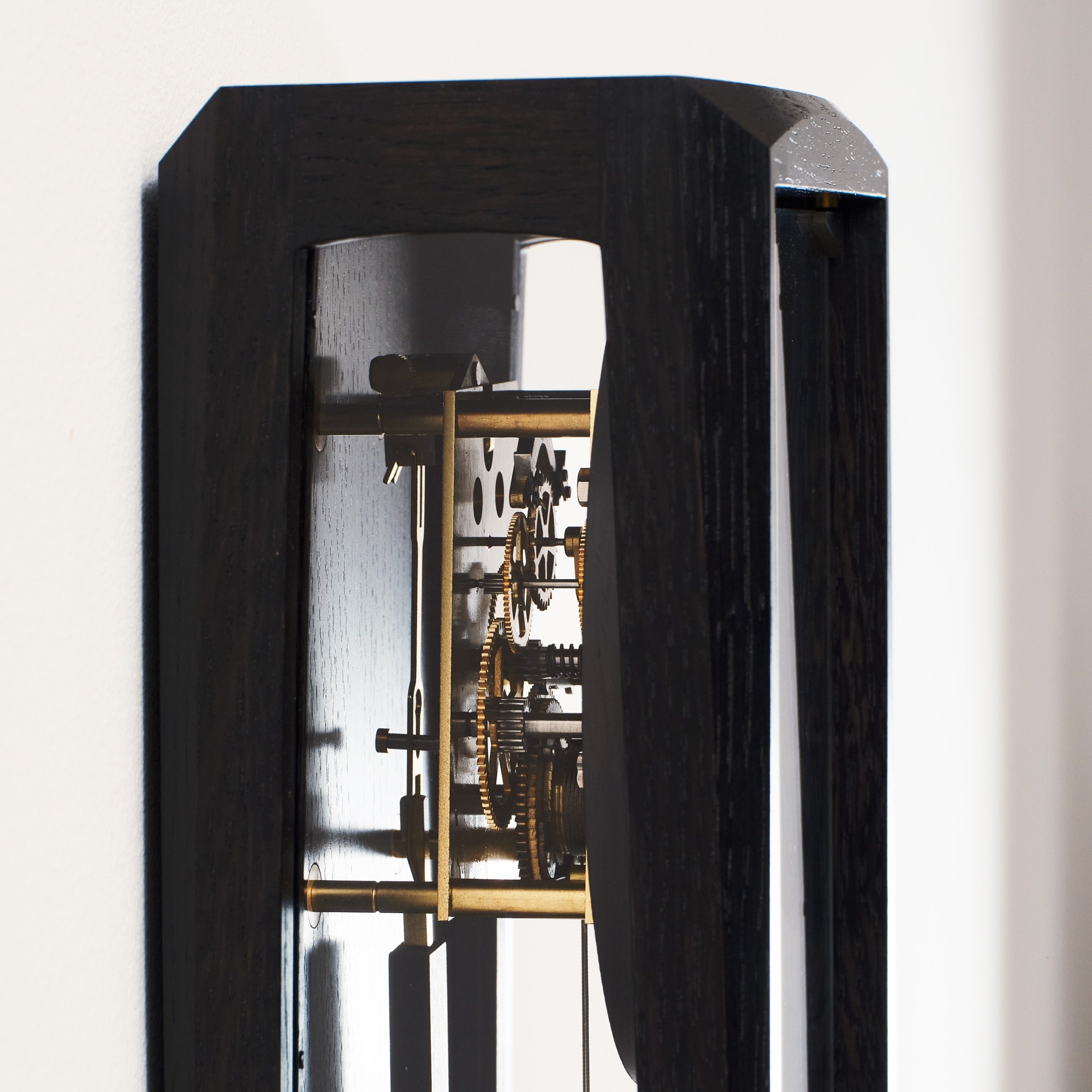 Comitti of London, THE FROXFIELD Wall Clock in Black Oak, c3815tp