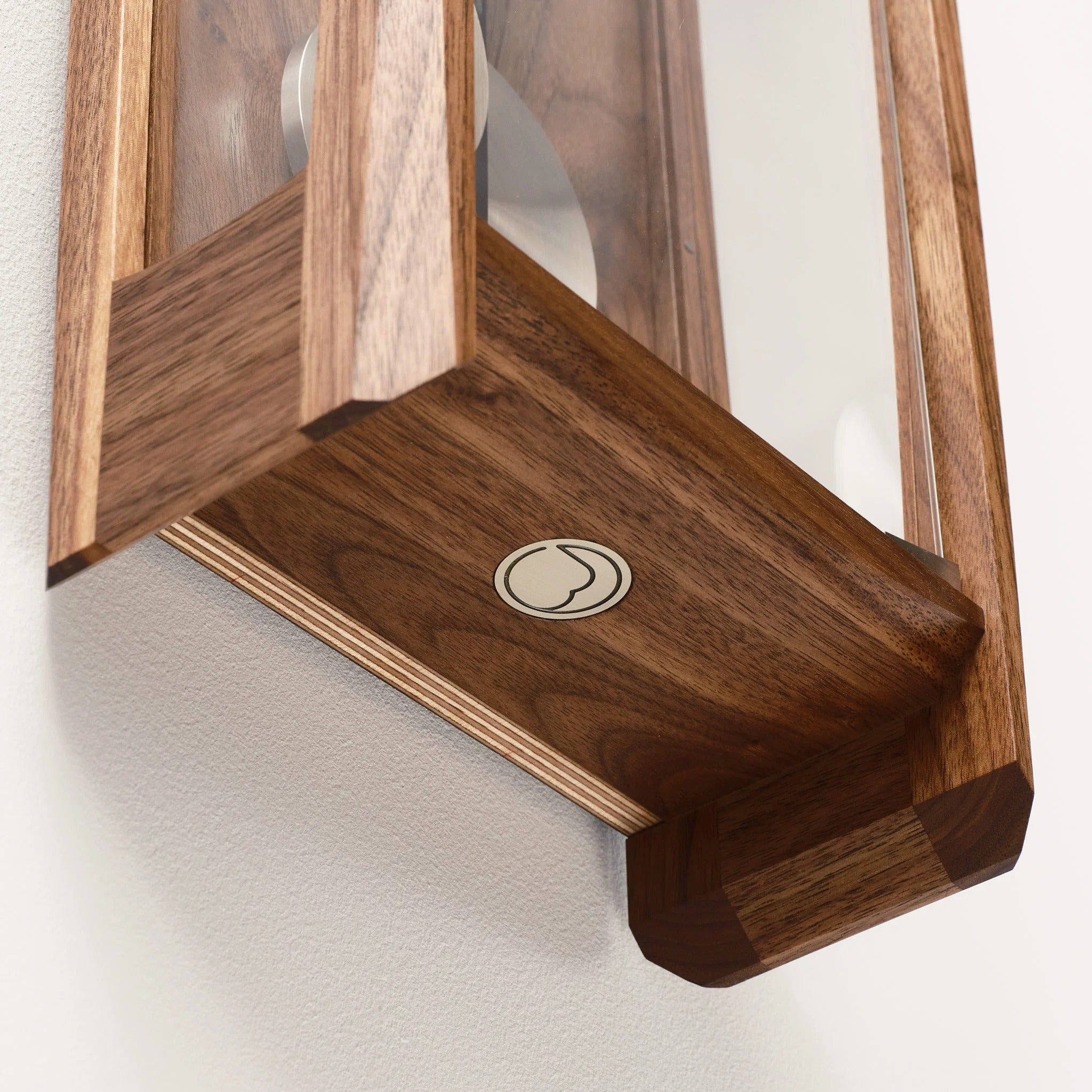 Comitti of London, THE FROXFIELD Wall Clock in Walnut, c3215tp
