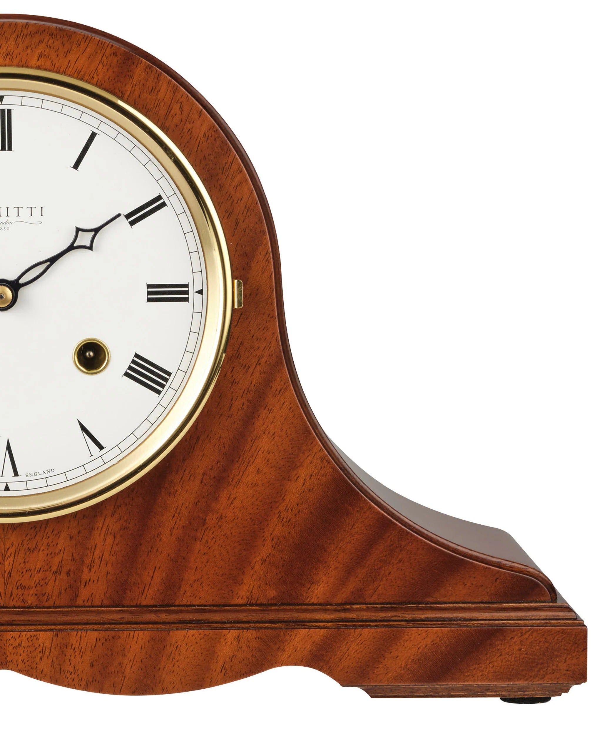 Comitti The Regency Napoleon - Bell Strike Table Clock, Mahogany, C4119S