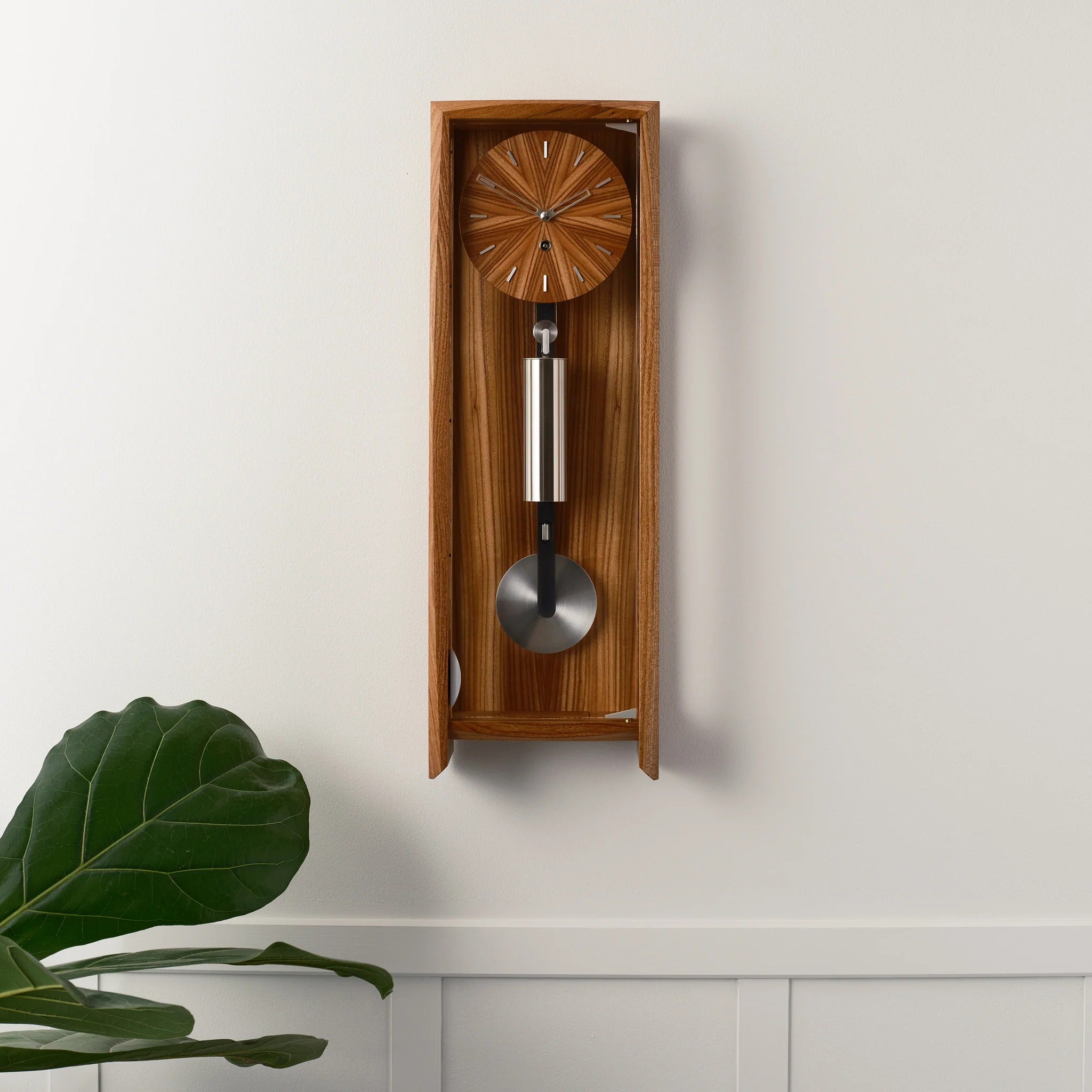 Comitti of London, THE FROXFIELD Wall Clock in Elm, c3715tp
