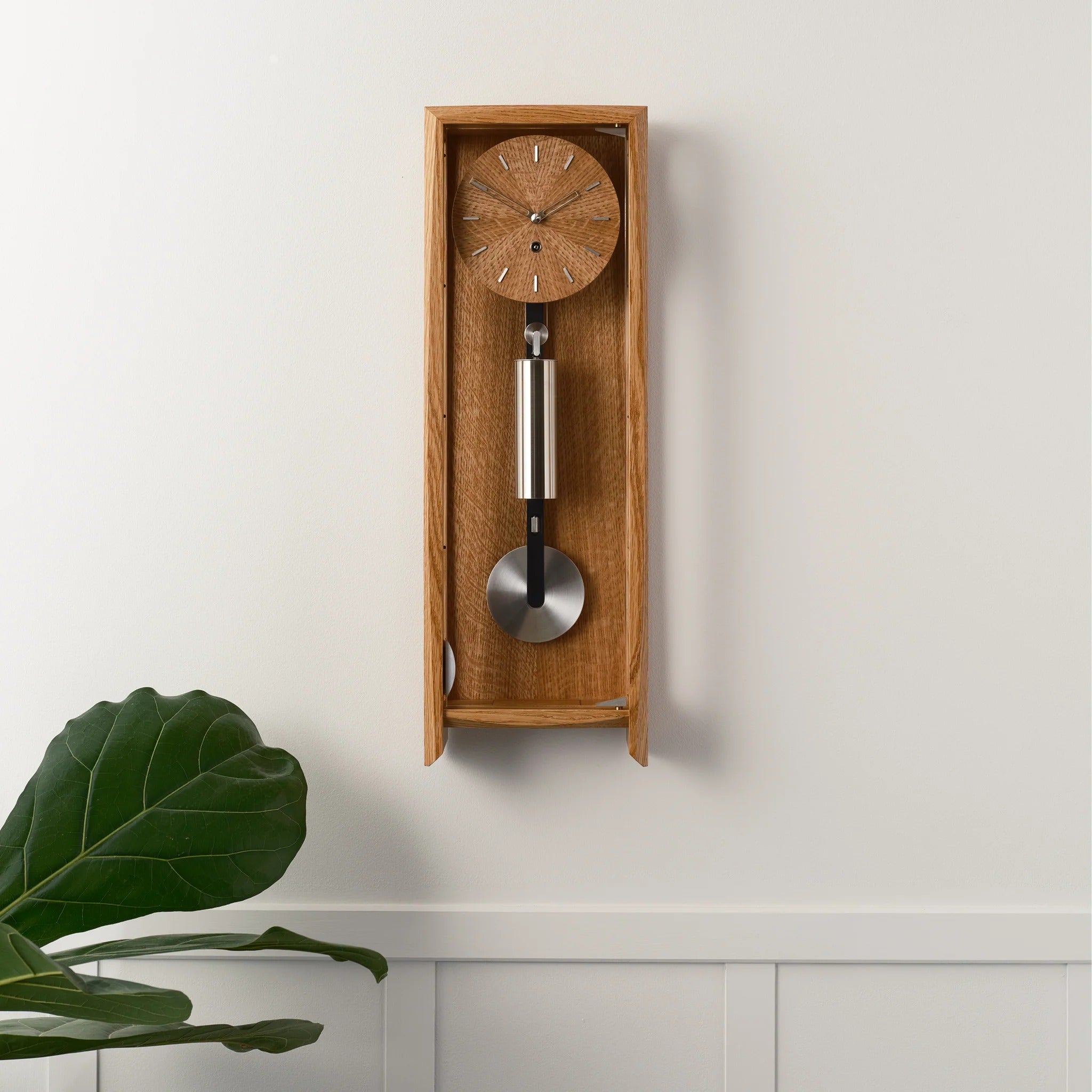 Comitti of London, THE FROXFIELD Wall Clock in Natural Oak, c3815tp
