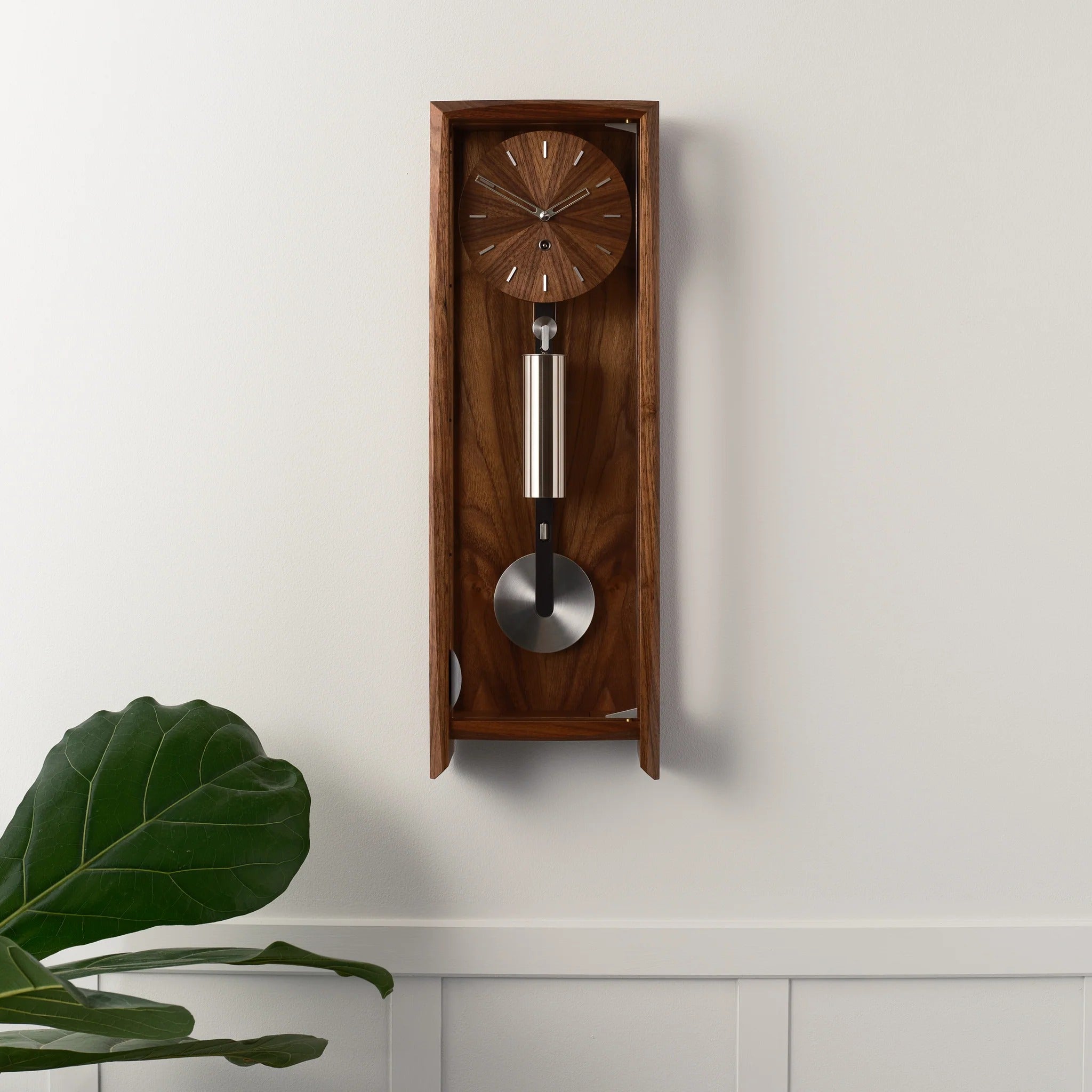 Comitti of London, THE FROXFIELD Wall Clock in Walnut, c3215tp