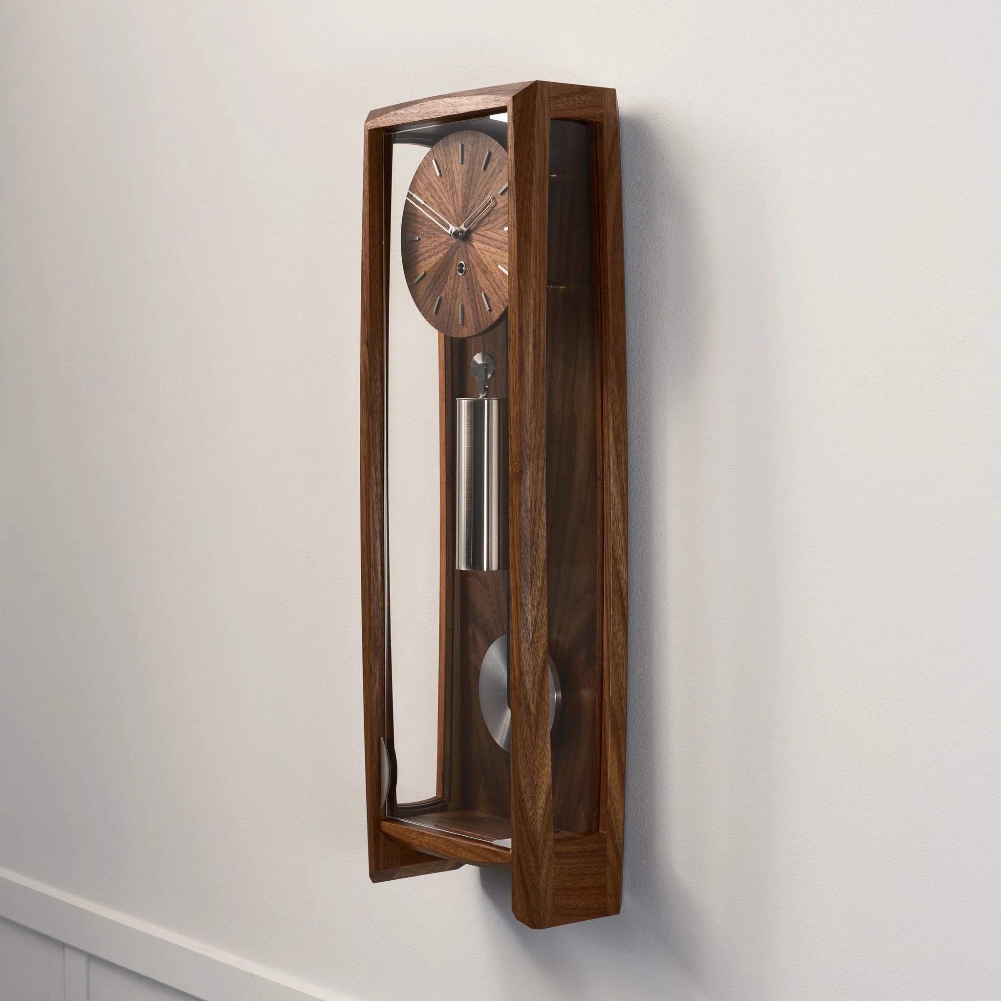 Comitti of London, THE FROXFIELD Wall Clock in Walnut, c3215tp