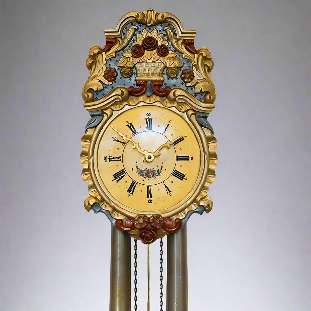 Rombach & Haas Wilhelmine Black Forest Wall Clock 7303 detail