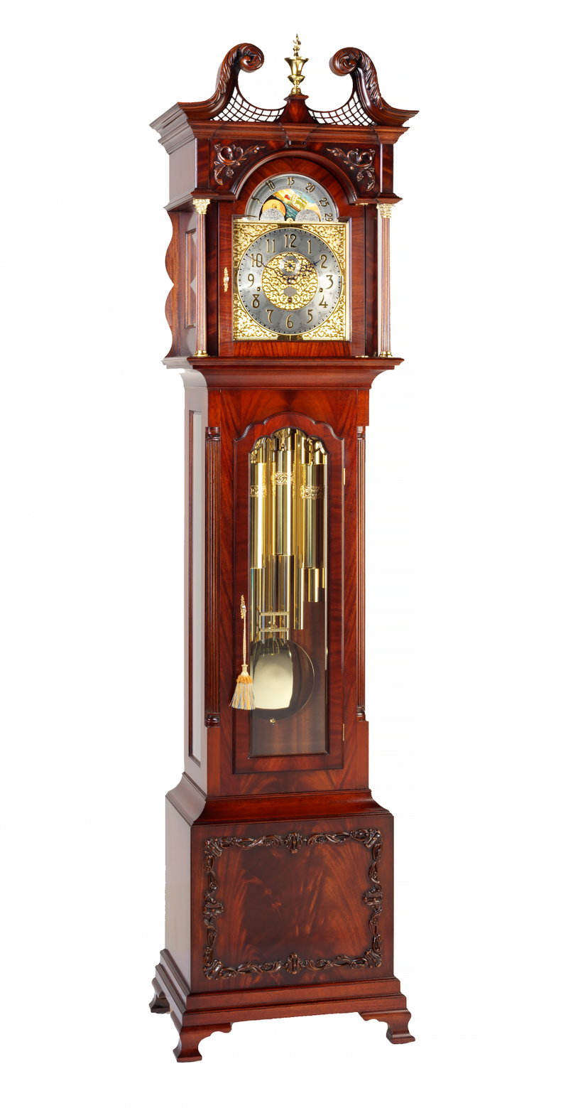 Comitti of London 機械式　柱時計　チャイム付き 1_2048x_d64956b2-82d1-4e0c-