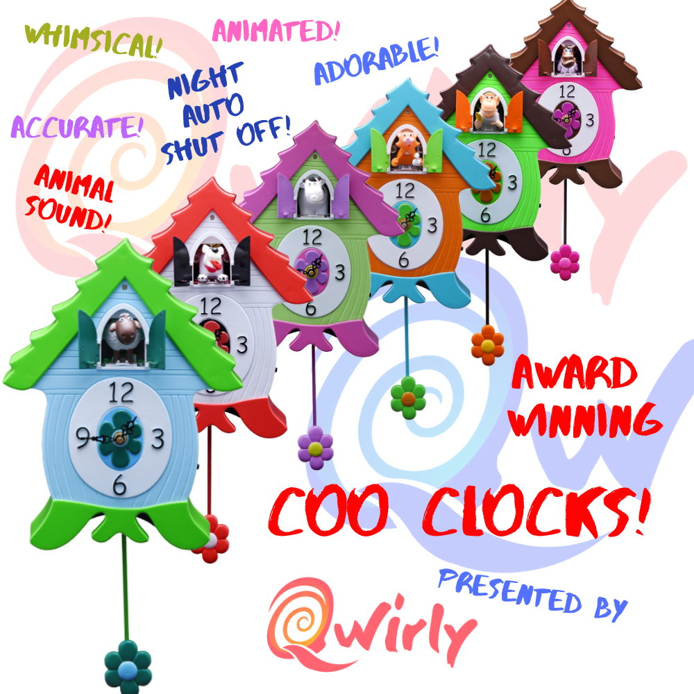 OranguCoo, Monkey CooClock by HeadsUp, Xanadoo, Animated Animal Character Quartz Cuckoo Clock,