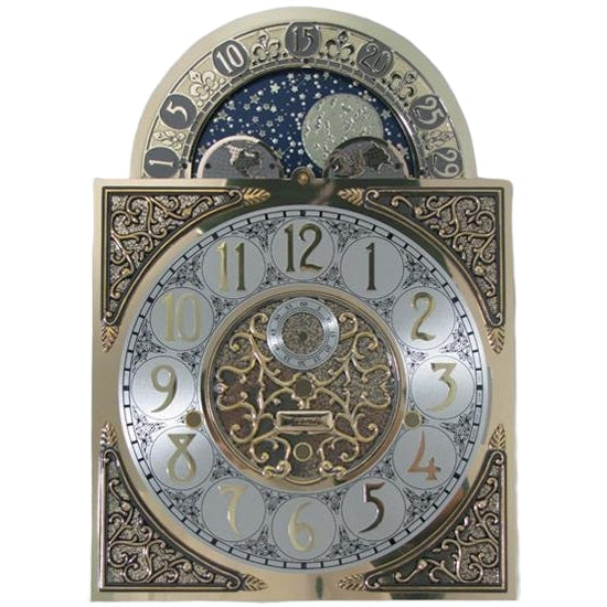 Hermle MoonPhase Dial for Grandfather Clocks, 1161-853 Movement, Made in Germany