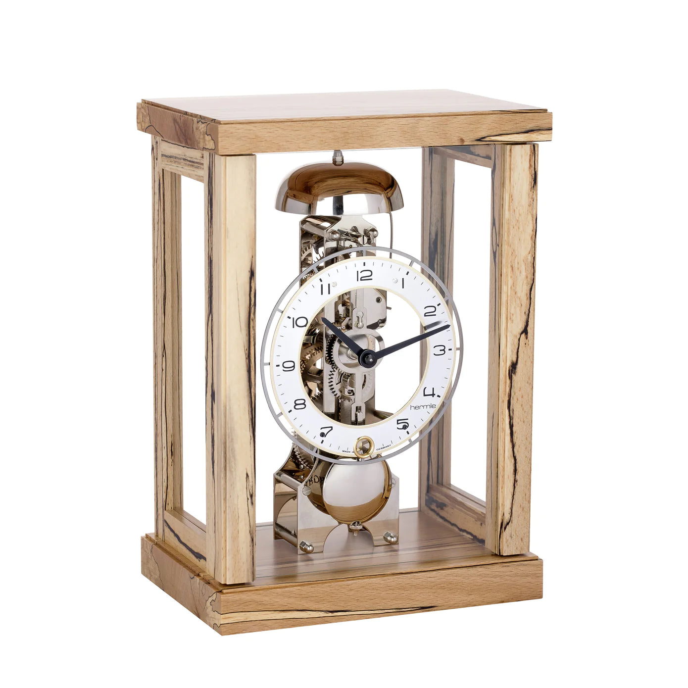 Hermle BRAYDEN Mechanical Mantel Clock, Multiple Finishes