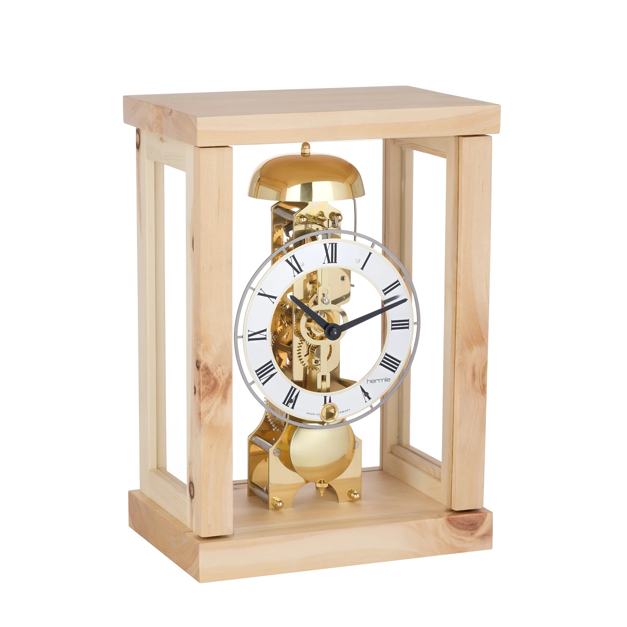 Hermle BRAYDEN Mechanical Mantel Clock, Multiple Finishes