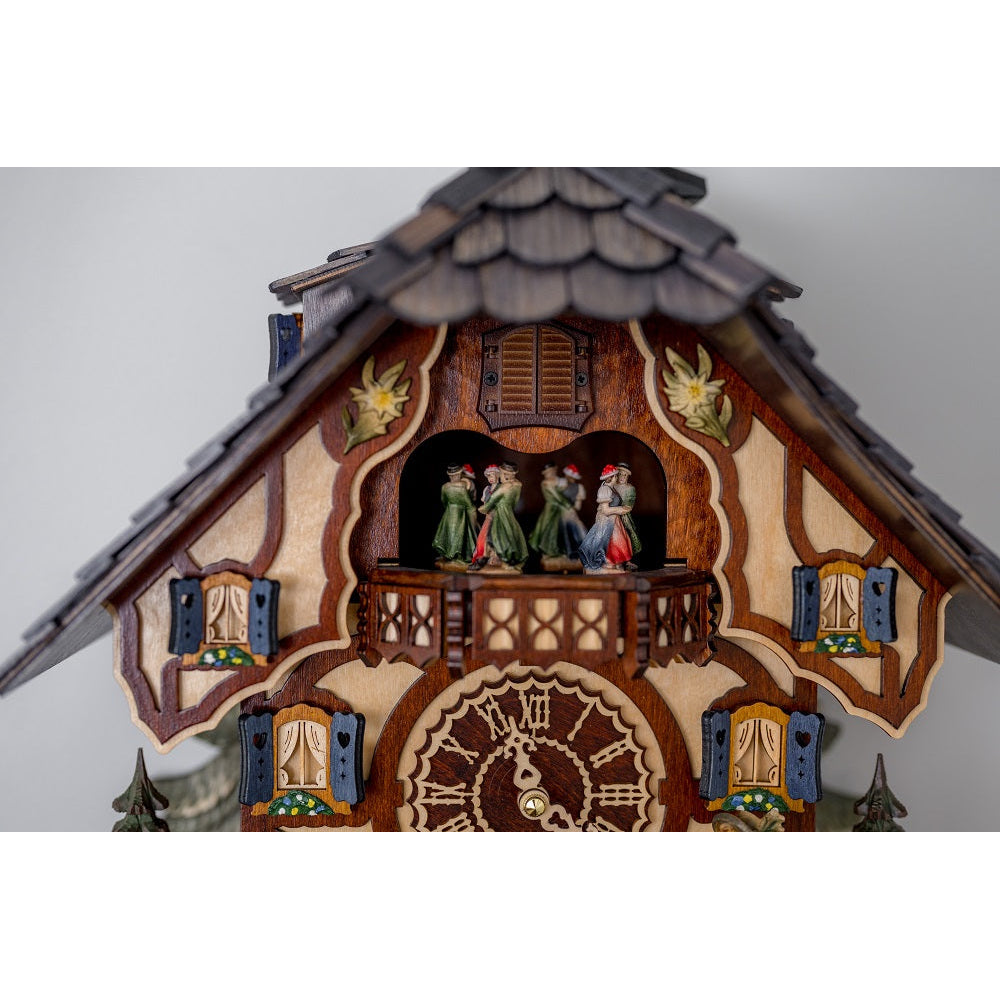 Hermle WERNER Black Forest Carved Cuckoo Clock Model 92000
