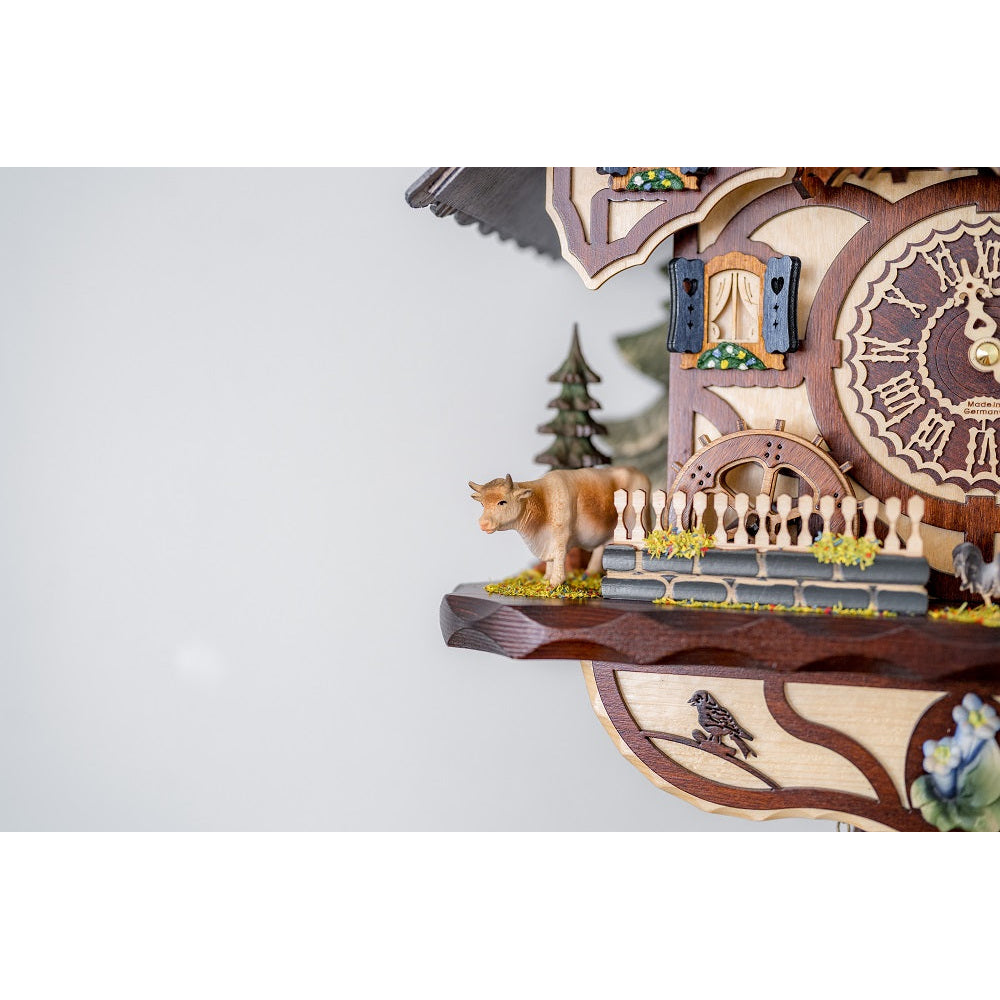 Hermle WERNER Black Forest Carved Cuckoo Clock Model 92000