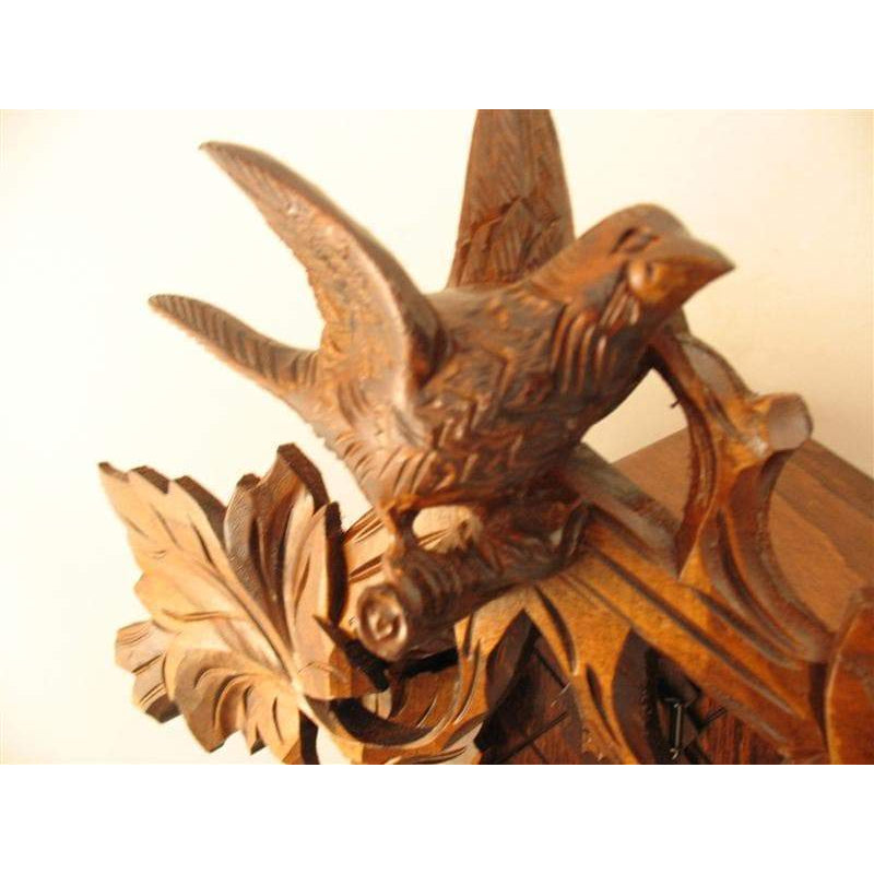 Romba Carved Birds and Vines 8-Day Mechanical, Model 8233