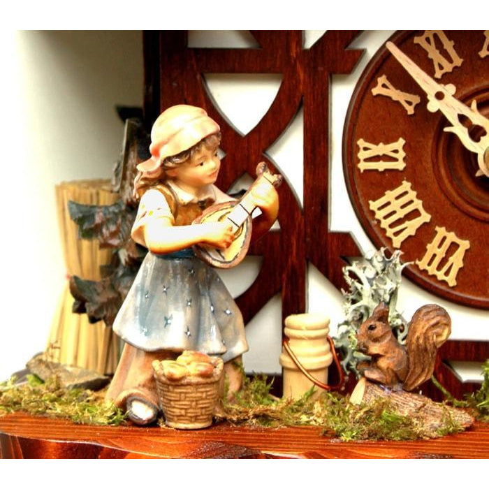 Romba Mandoline Model 8316 Black Forest Chalet, Animated Figures, Animated Dancers, Musical