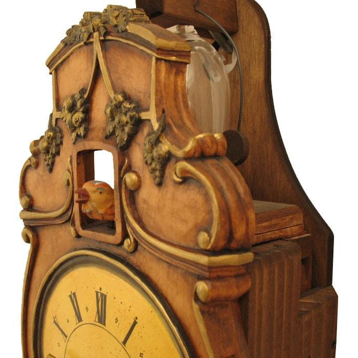 Rombach & Haas BAROQUE 8-Day Black Forest Cuckoo Clock, Painted by Connie Haas, #3400