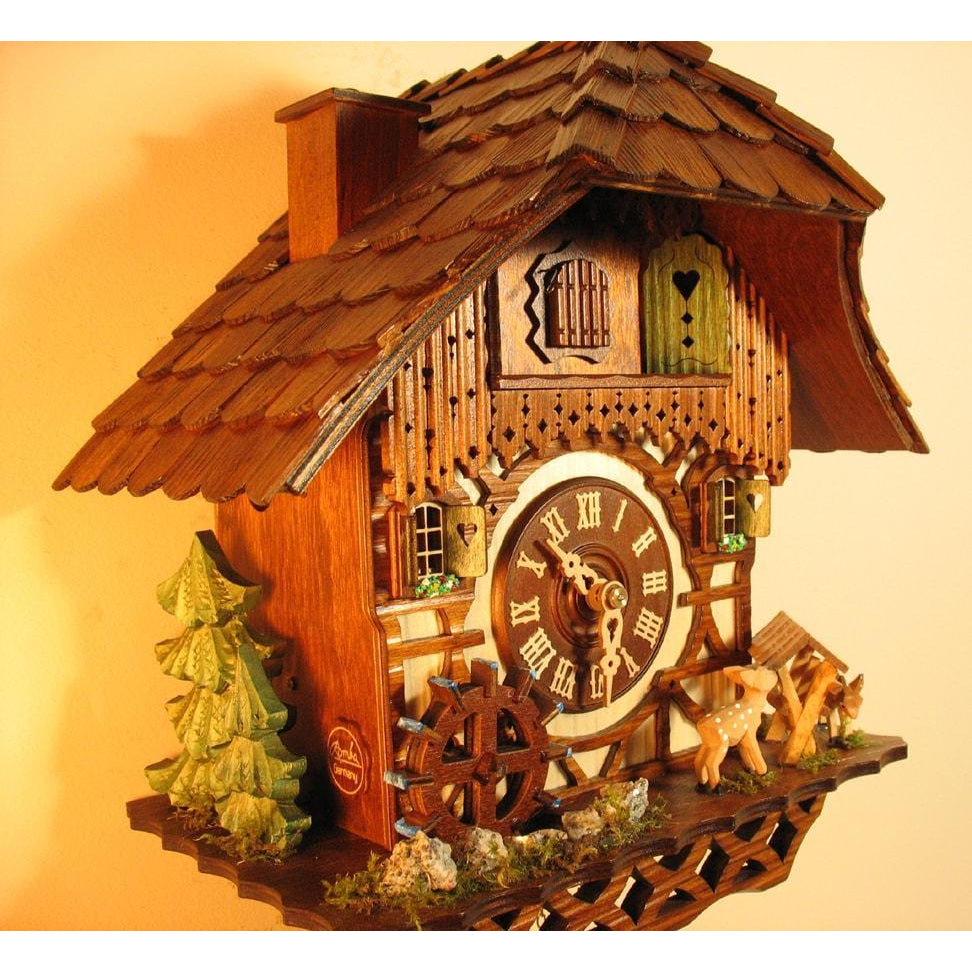 Rombach & Haas (Romba) CHIMNEYSWEEP Model 1316 1-Day Black Forest Cuckoo Clock