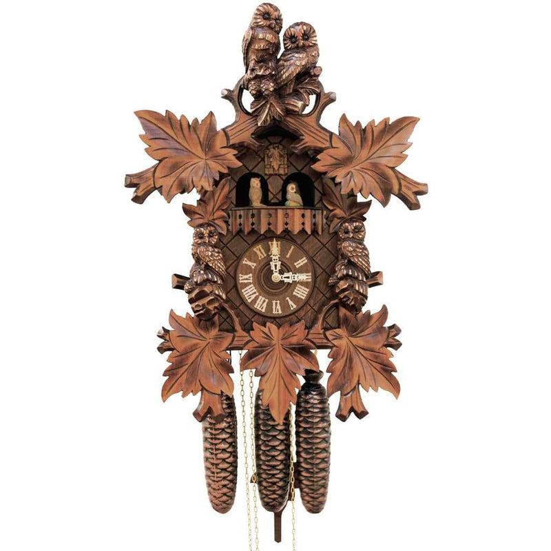 Cuckoo Forest Clock Wood 振り子 壁掛時計