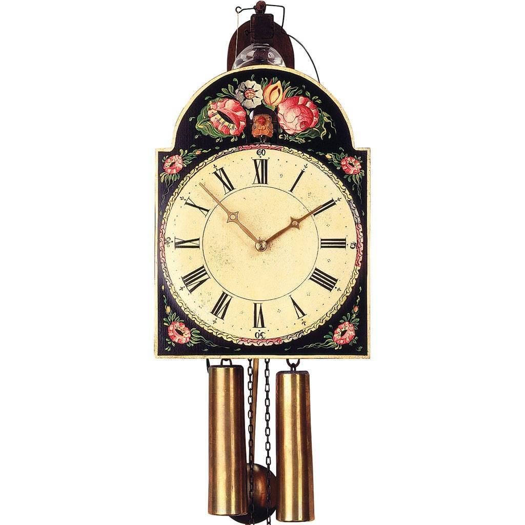 Cuckoo Clock - Rombach & Haas Shield Black Forest Clock Model 3402, 8-Day, Hand-painted By Connie Haas