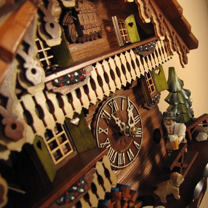 Cuckoo Clock - Sternreiter Beer Drinker Black Forest Mechanical Cuckoo Clock #1318