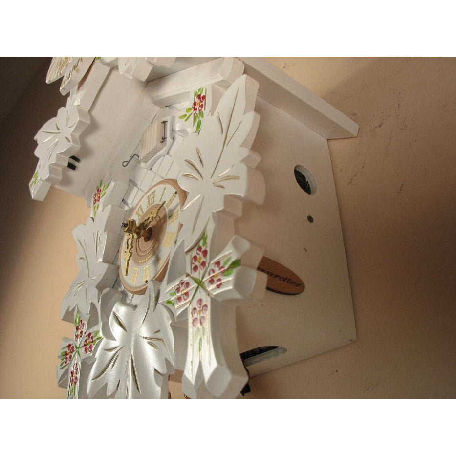Sternreiter Bird and Leaf Black Forest Mechanical Cuckoo Clock #8200W