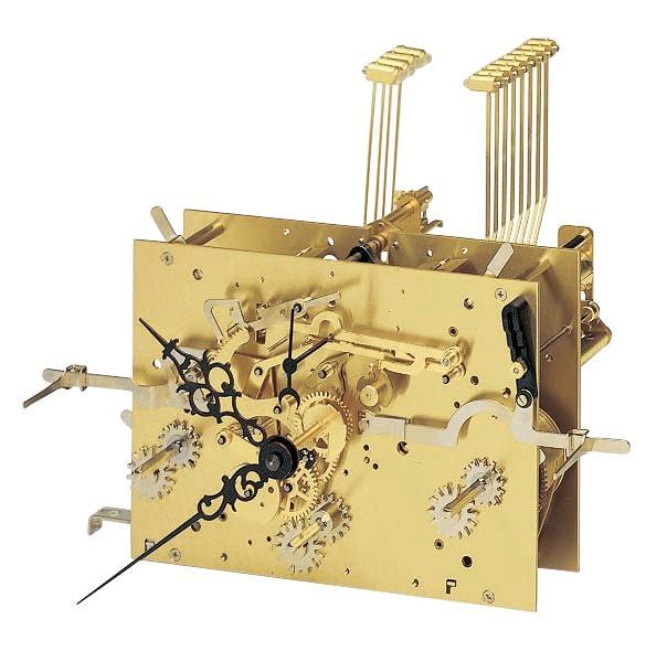 Floor Clock / Grandfather Clock - Kieninger 0107-11-01 Grandfather Clock, Triple Chimes, 12-Rod Gong, Oak