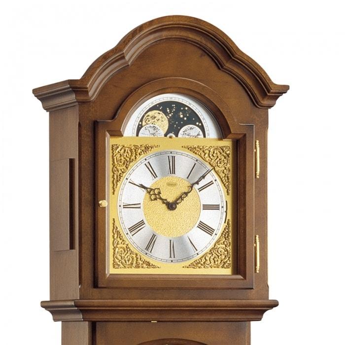 Floor Clock / Grandfather Clock - Kieninger 0131-23-01 Grandmother Clock, Westminster Chimes, 8-Day, Walnut