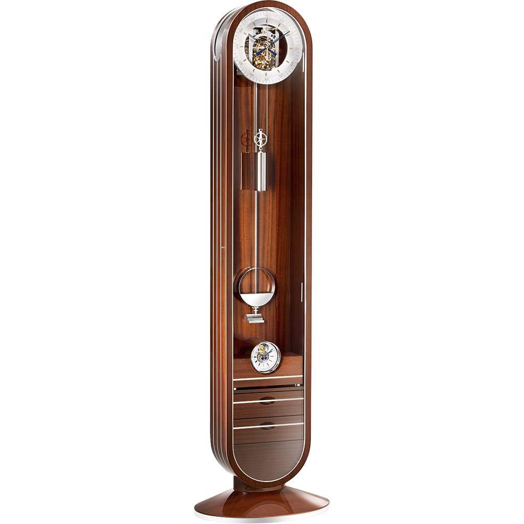 Floor Clock / Grandfather Clock - Kieninger 0192-31-01 Floor Clock, Mahogany, Month Runner, Masterpiece In Design, Limited Ed