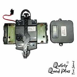 Quad Plus, True Tone Quartz Clock Movement Three Shaft Sizes, Replaces Hermle 2114, 2115