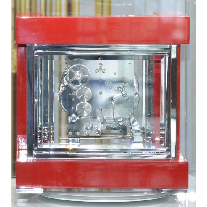 Kieninger 1266-77-04 Tourbillon Tetrika Design Cube, Satin Red and Chrome, Ltd 50