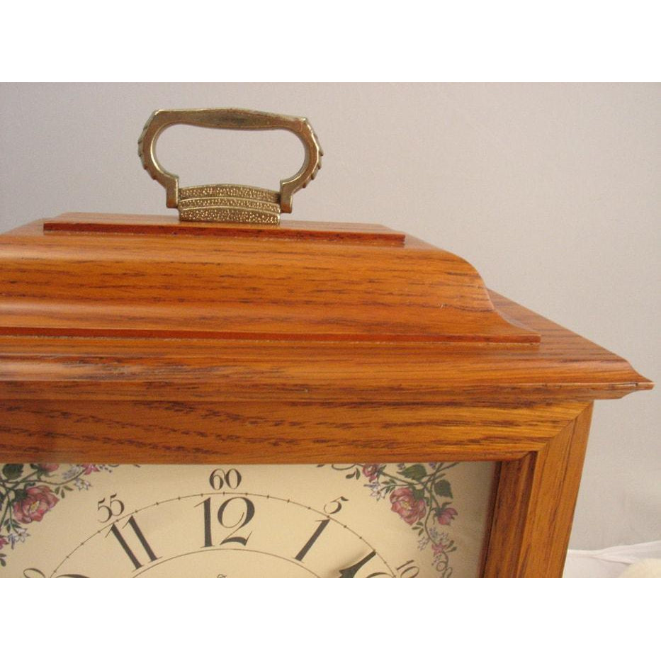 Sternreiter Sloan MM 808 373 04 Mechanical Tambour Mantel Clock, 8-Day, Oak