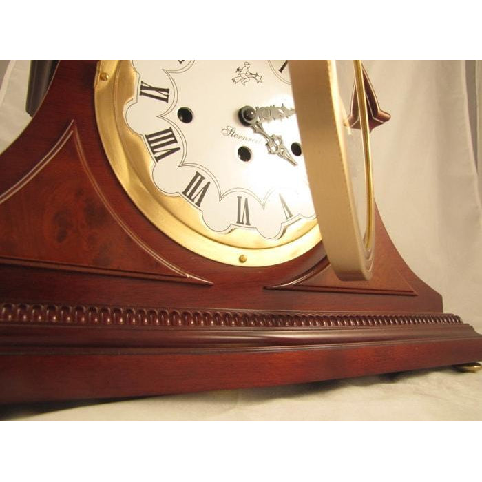 Sternreiter Tristan MM 808 126 08 Mechanical Tambour Mantel Clock, 8-Day, Cherry