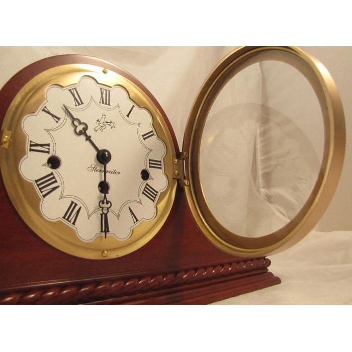 Sternreiter Verdi MM 808 120 08 Mechanical Tambour Mantel Clock, 8-Day, Cherry