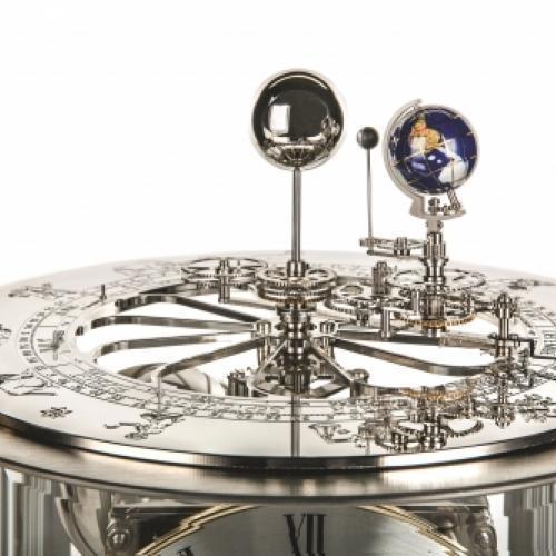 Mechanical Astronomical Clocks - Hermle TELLURIUM II Mechanical Table Clock #22823740352, Black