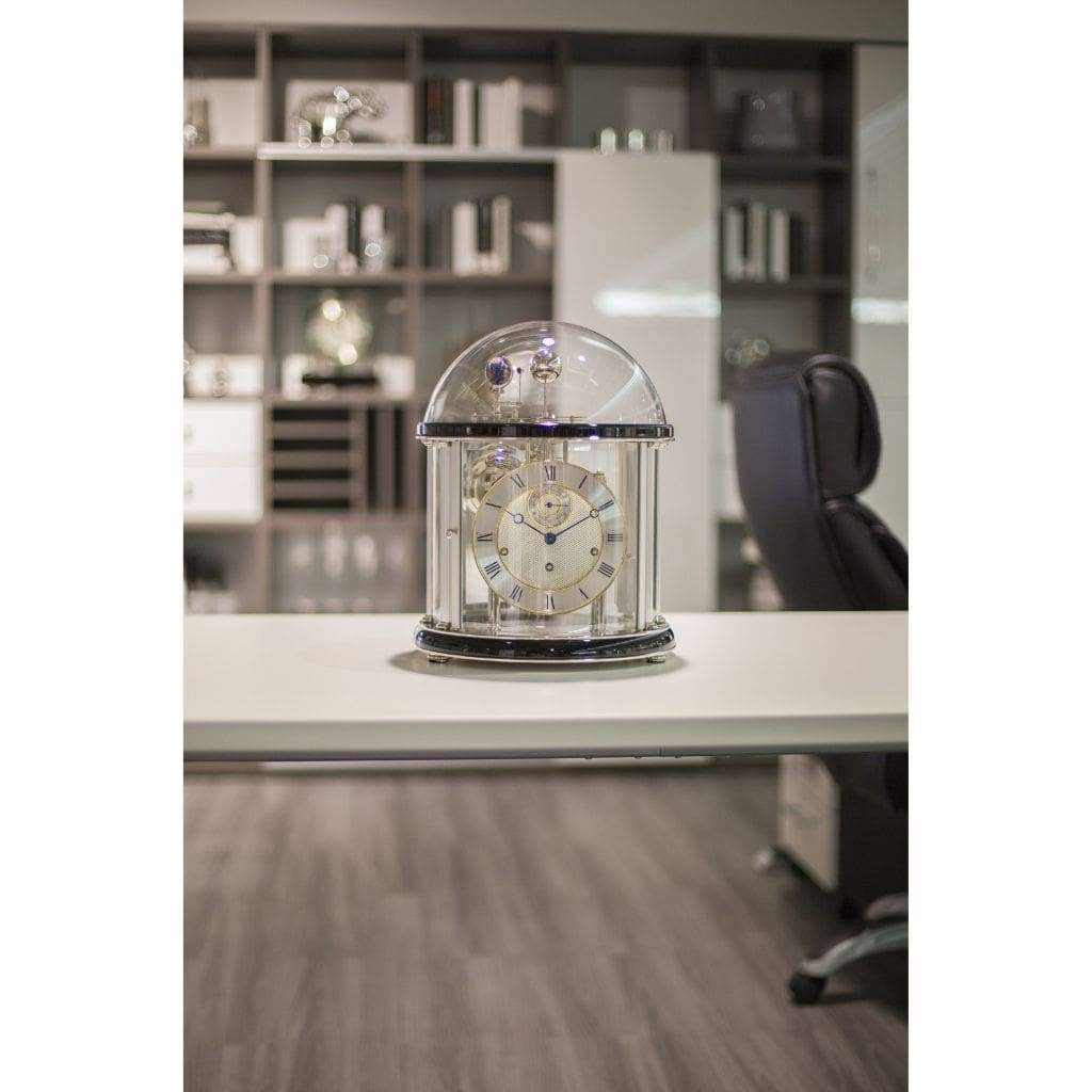 Mechanical Astronomical Clocks - Hermle TELLURIUM II Mechanical Table Clock #22823740352, Black