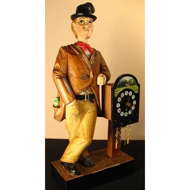 MMM MU 214 022 10 WHISTLER Automata Music Box and Clock