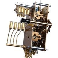 Movement - Hermle Clock Movement 451-050 Gearing 75, 85 Or 94cm DBL
