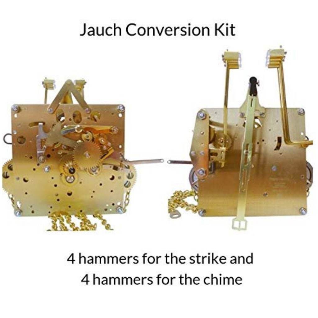 Movement - J-77 Jauch Conversion Movement Mechanism Kit For Jauch Grandfather - Unit Conversion To Hermle 451-050H.94 Westminster Chime