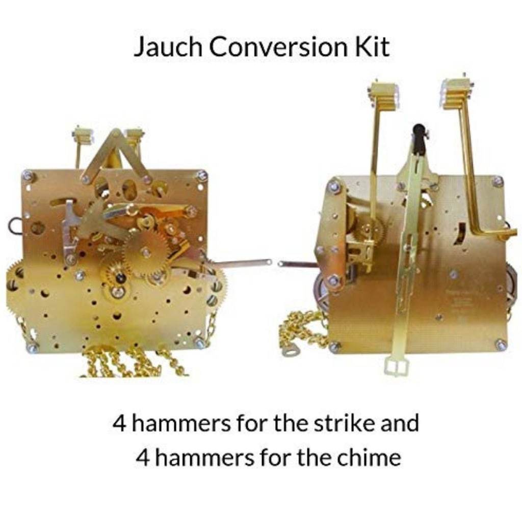 Movement - J-78 Jauch Conversion Movement Mechanism Kit For Jauch Grandfather - Unit Conversion To Hermle 451-053H.94 Westminster Chime