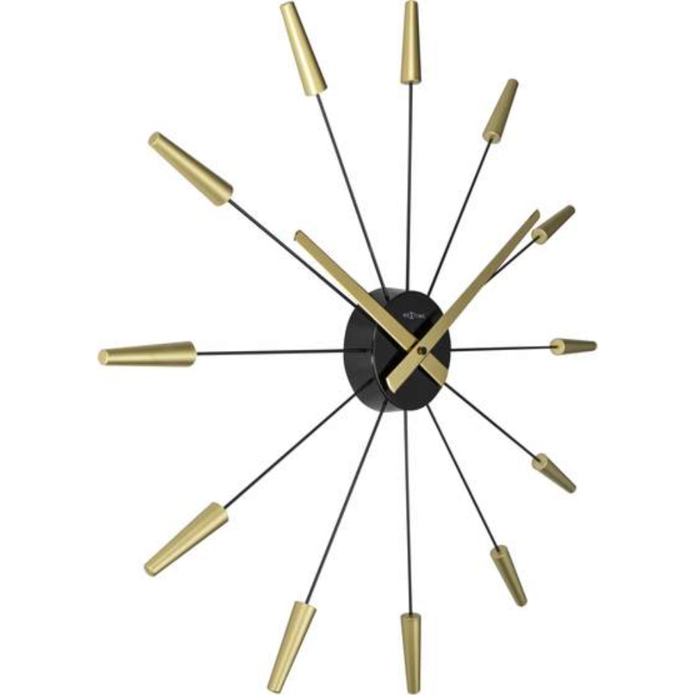 NeXtime PLUG IN Wall Clock, Gold, 2610GO
