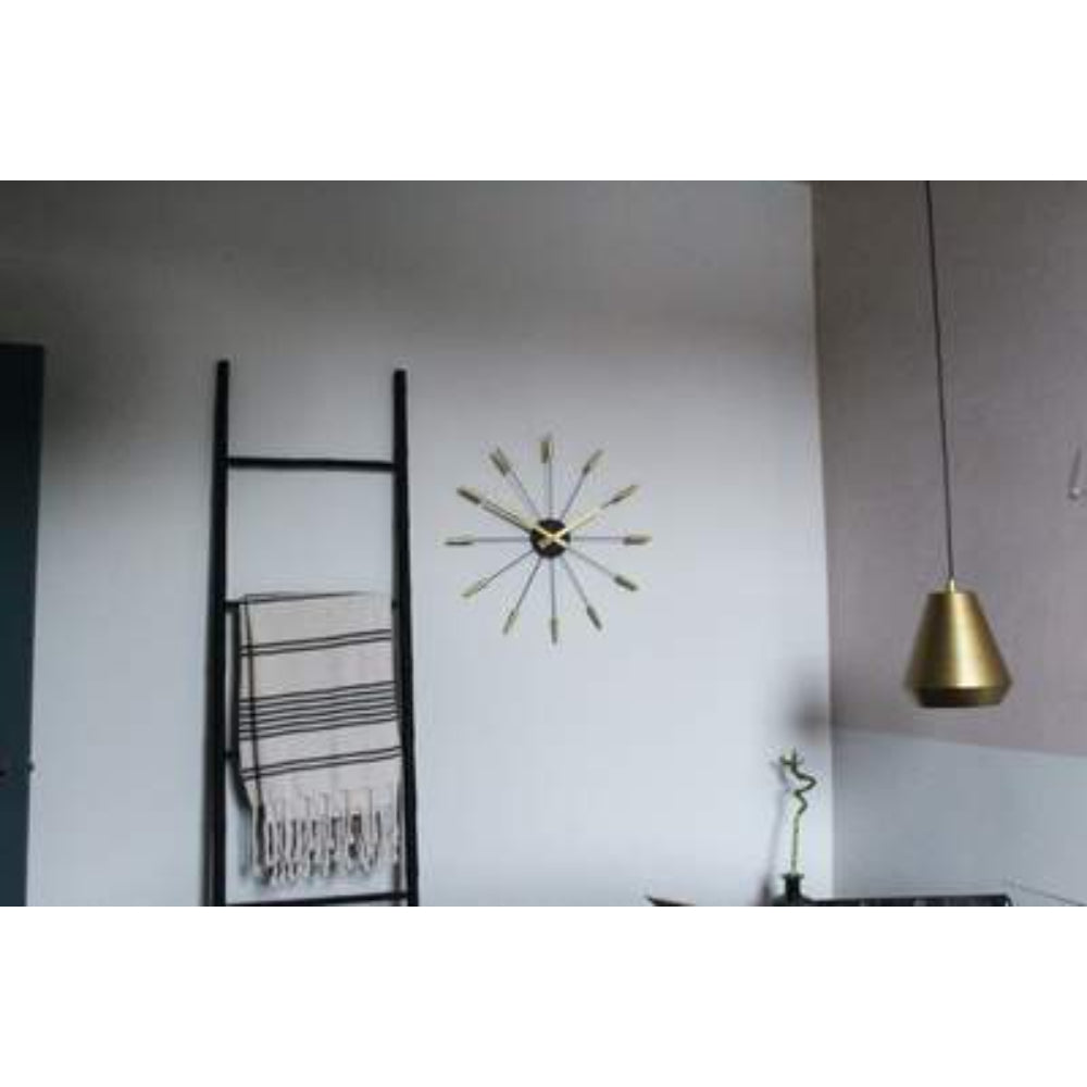 NeXtime PLUG IN Wall Clock, Gold, 2610GO